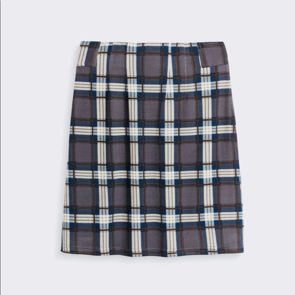 41 Hawthorn A-Line Plaid Skirt - XS